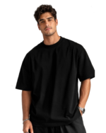 Stylogist Premium Drop Shoulder Tee (Black)