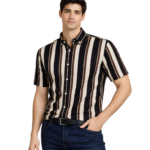 Black & Brown Stripe Shirt