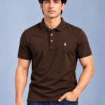 Premium Polo Shirt – Chocolate Brown