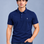 Premium Polo Shirt – Navy Blue