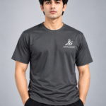 Premium Micro Interlock Dry Fit T-Shirt – Charcoal Grey