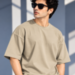 Premium Drop Shoulder T-Shirt – Beige