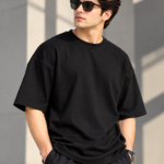 Premium Drop Shoulder T-Shirt – Black