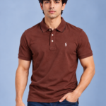 Premium Polo Shirt – Light Brown